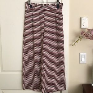 Zara wide leg with front pockets pants
